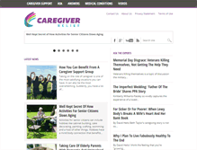 Tablet Screenshot of caregiverrelief.com